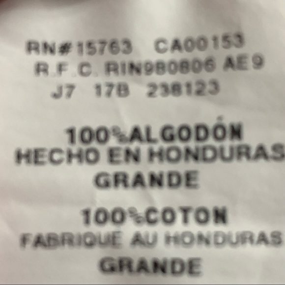 Hanes Red Cotton Top L - Picture 4 of 4